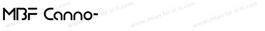 MBF Canno字体转换